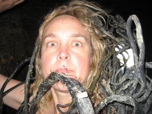 Melissa Weiss Steele Earthen Body photography series "Whariki Medusa" New Zealand 2007